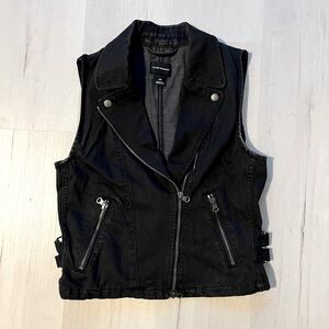Club Monaco biker denim vest